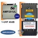 Amplificador de Mastil 1-UHF 40dB 5G